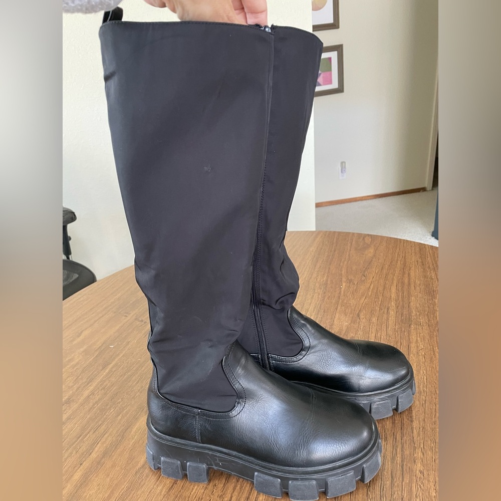 Public Desire Black Boots